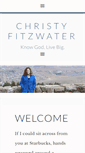 Mobile Screenshot of christyfitzwater.com